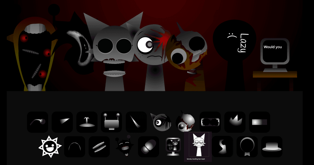 スプランキー（Sprunki）のホラー画像　フェーズ3