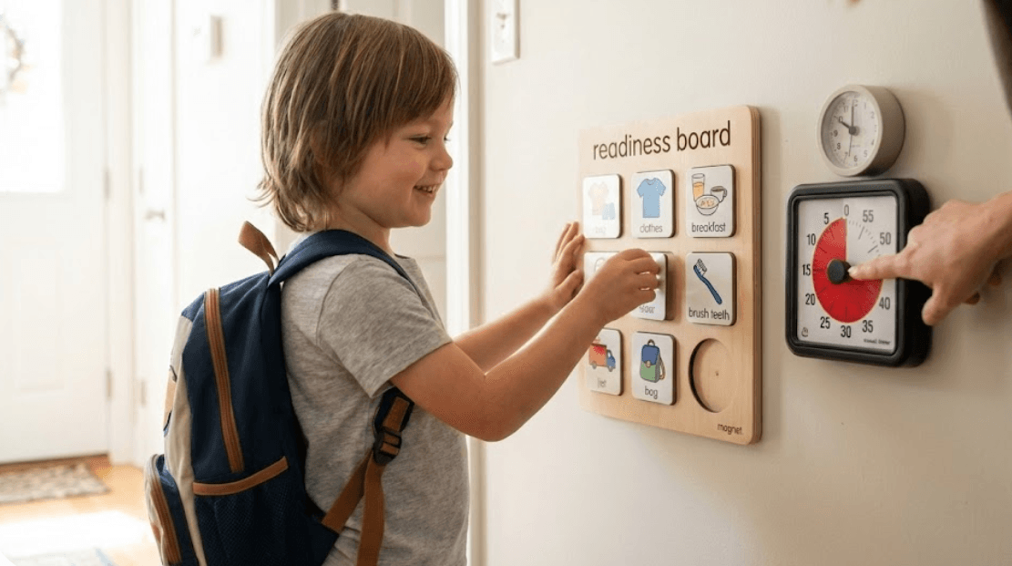 お支度ボードの項目リストと成功のコツ｜3歳・小学生が自分から動く！嫌がる原因は「時間の可視化」不足？