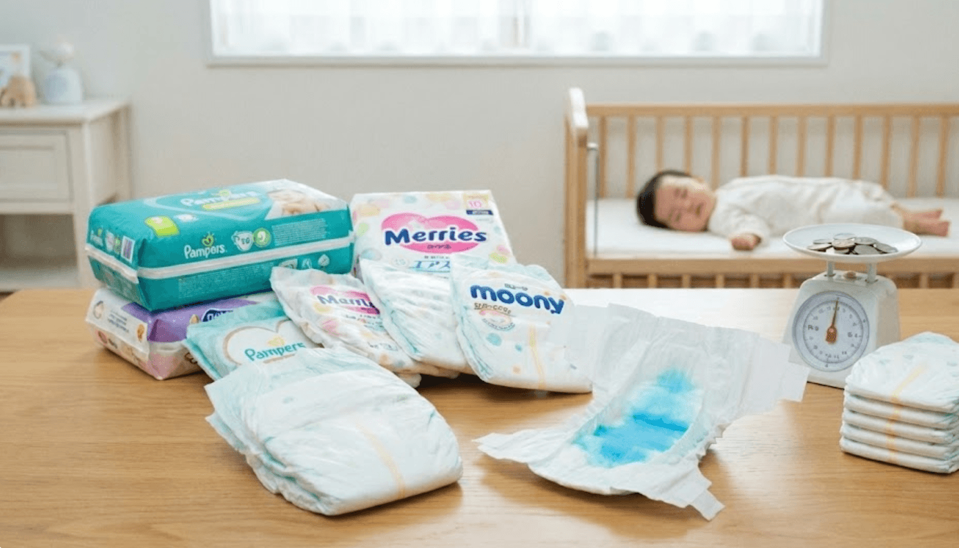 赤ちゃん用おむつおすすめ人気ランキング＆徹底比較！コスパ・肌触り・吸水性の正解は？