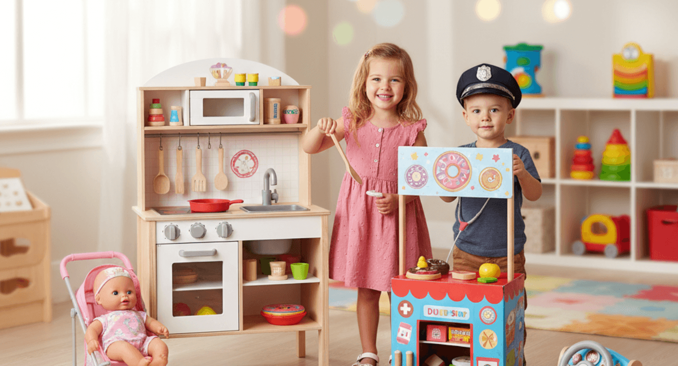 【決定版】おままごと・ごっこ遊びおもちゃ完全ガイド！キッチン・お世話人形から「運転・お店屋さん」まで徹底比較