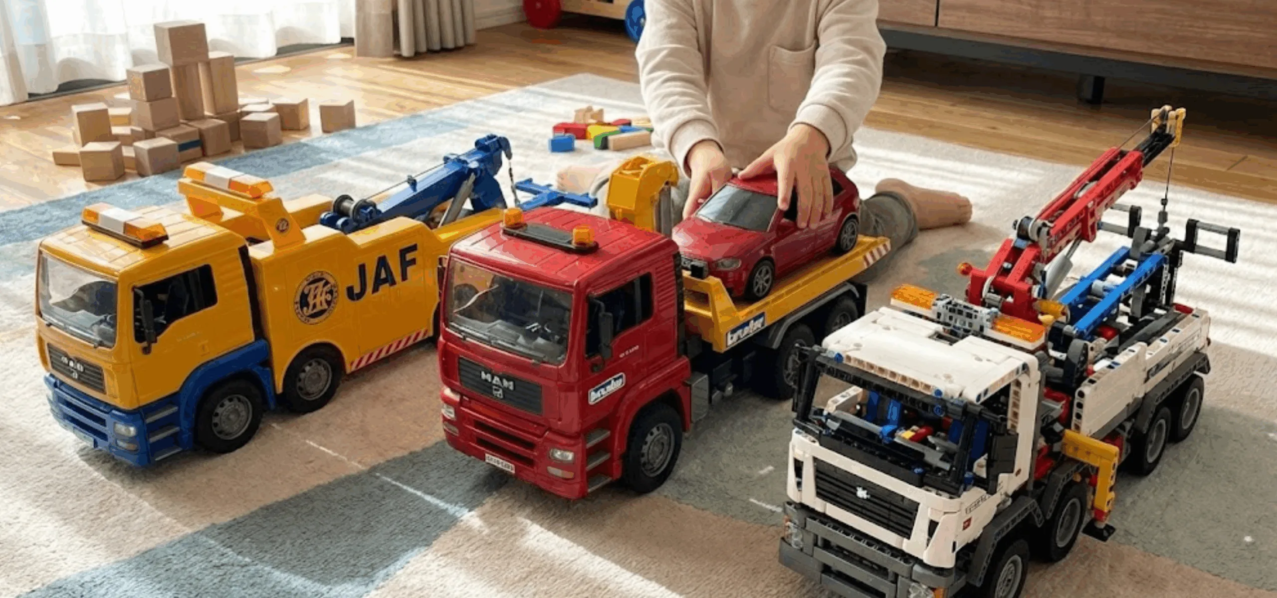 おもちゃレッカー車】決定版！JAF・ブルーダー・レゴ…3歳から高学年