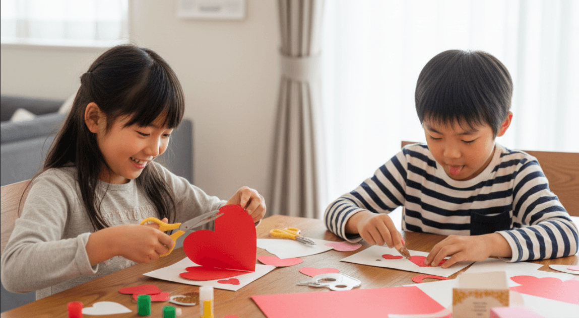 【バレンタイン製作】子供と楽しむ工作＆ゲーム完全ガイド！保育園で人気の「0歳からできる」アイデアとラッピング