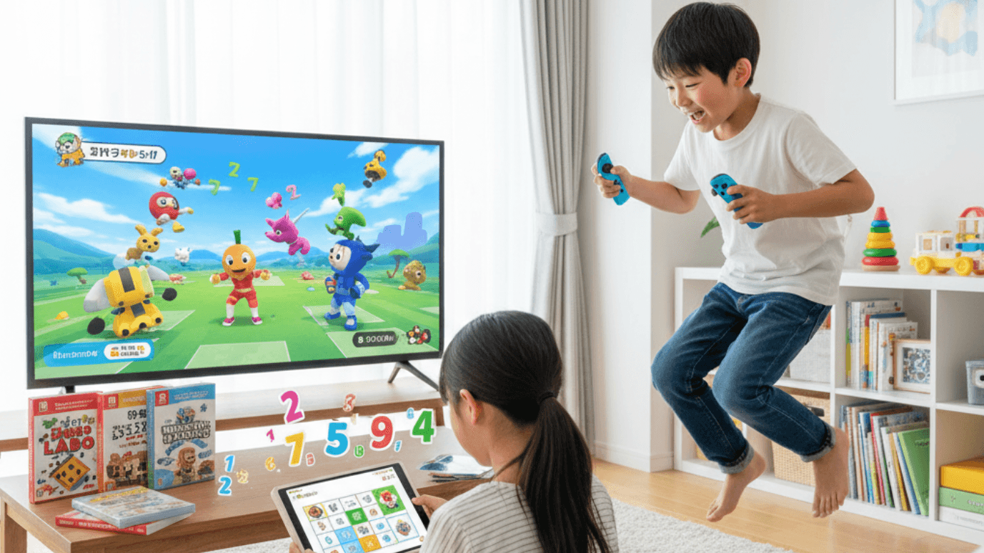 【知育・運動】子供向けSwitchソフトおすすめ完全ガイド！3歳〜小学生が熱中する「勉強になるゲーム」とルール作り
