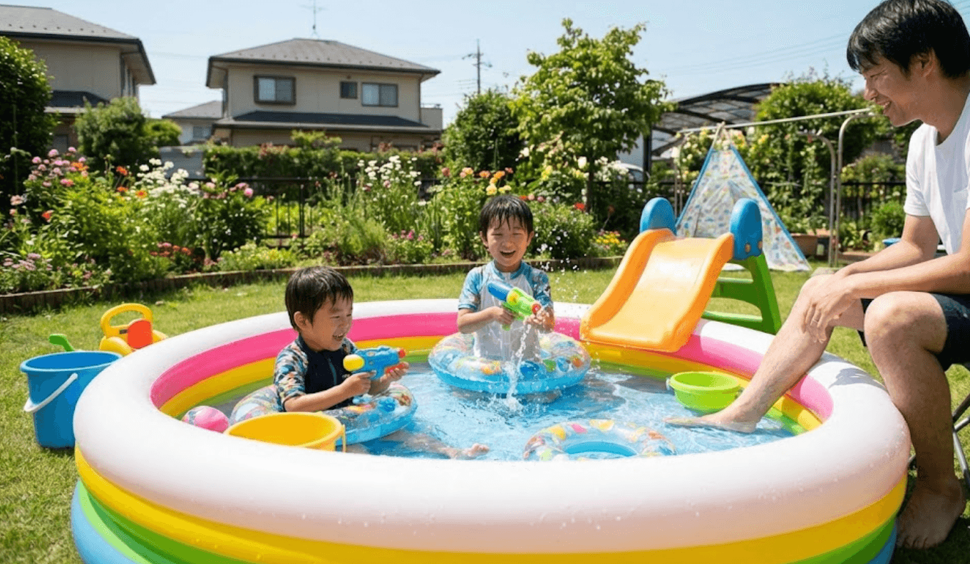 【おうちプール】ビニールプール＆水遊びおすすめ完全ガイド！庭・ベランダの準備から最強おもちゃ・管理術まで