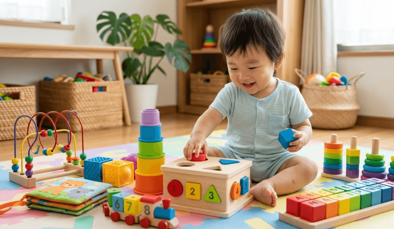 1歳の知育玩具おすすめ厳選！買ってよかった長く遊べるおもちゃ＆失敗しない選び方
